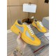 Prada America's Cup Sneakers in Yellow Rubber and Bike Fabric