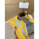 Prada America's Cup Sneakers in Yellow Rubber and Bike Fabric