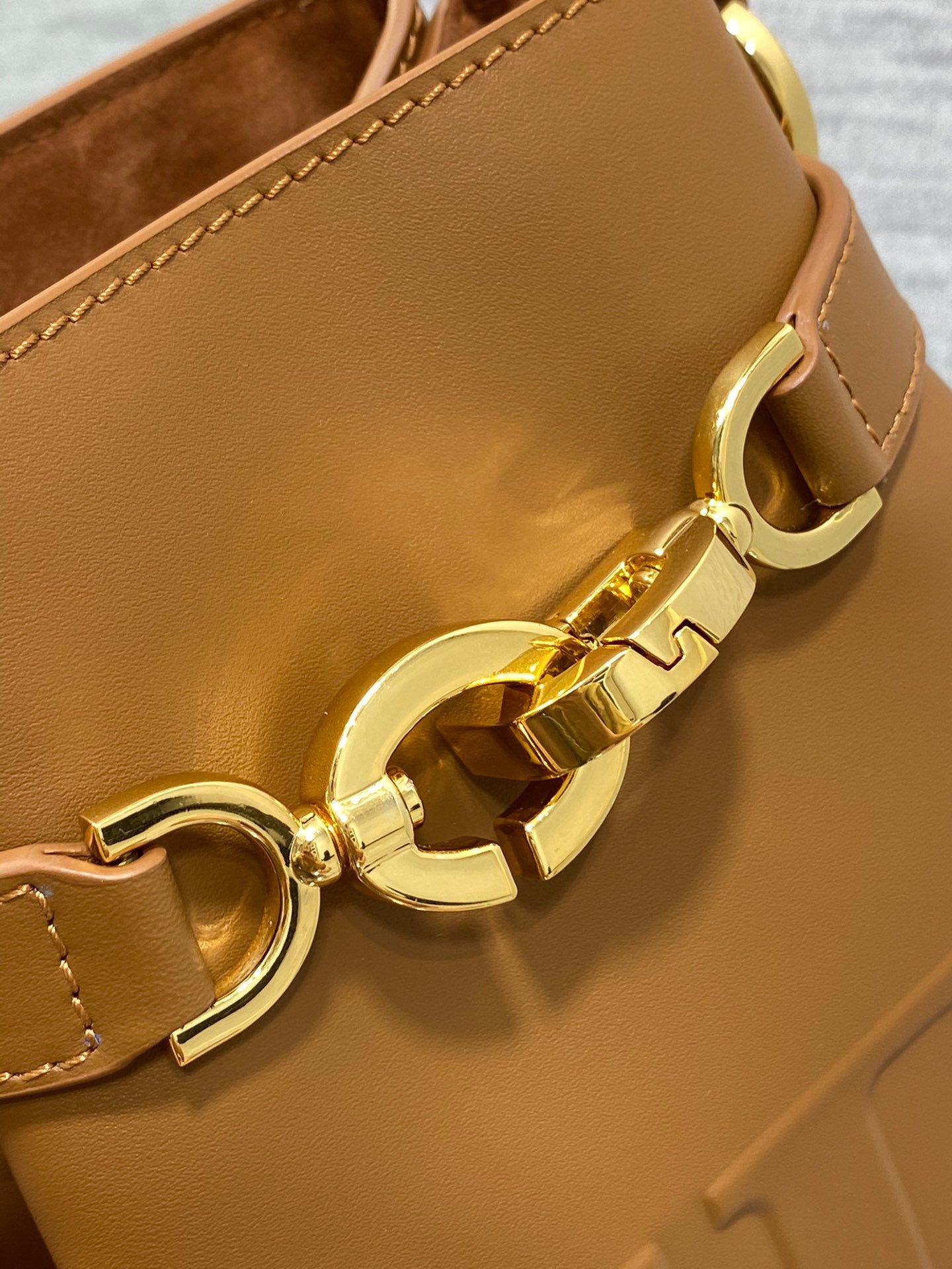 Dior C'est Medium Bag in Brown Saddle Calfskin