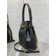 Dior C'est Medium Bag in Black Saddle Calfskin