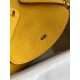 Hermes Lindy 26 Handmade Bag In Jaune Ambre Clemence Leather