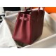 Hermes Birkin 30 Bag in Bordeaux Clemence Leather with GHW