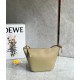 Loewe Mini Hammock Hobo Bag in Clay Green Calfskin