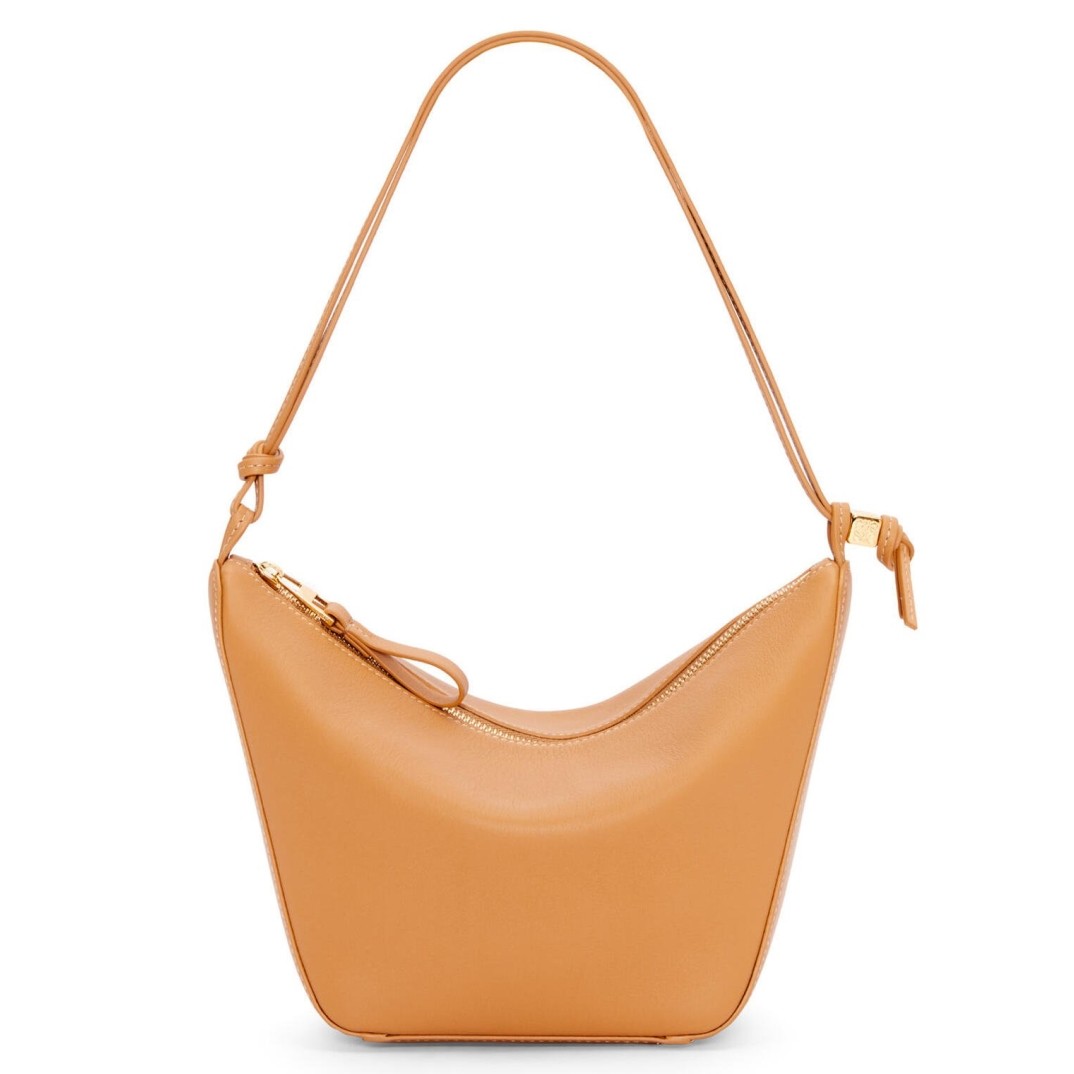 Loewe Mini Hammock Hobo Bag in Light Brown Calfskin