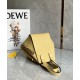 Loewe Compact Hammock Bag in Dark Butter Grained Calfskin