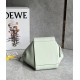 Loewe Compact Hammock Bag in Light Celadon Grained Calfskin