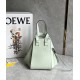 Loewe Compact Hammock Bag in Light Celadon Grained Calfskin