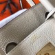 Hermes Birkin 30 Bag in Beton Clemence Leather with GHW