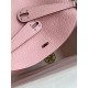 Hermes Lindy 26 Handmade Bag In Rose Sakura Clemence Leather