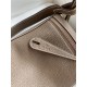 Hermes Lindy 26 Handmade Bag In Taupe Clemence Leather