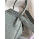 Hermes Lindy 26 Handmade Bag In Vert Amande Clemence Leather