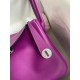 Hermes Lindy 26 Handmade Bag In Anemone Swift Calfskin