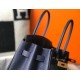 Hermes Birkin 30 Bag in Navy Blue Clemence Leather with GHW