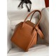 Hermes Lindy 26 Handmade Bag In Gold Swift Calfskin