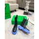 Bottega Veneta BV Tire Chelsea Boots with Blue Outsole