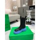 Bottega Veneta BV Tire Chelsea Boots with Blue Outsole