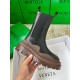 Bottega Veneta BV Tire Chelsea Boots with Brown Outsole