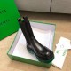 Bottega Veneta BV Tire Chelsea Boots with Green Outsole