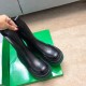 Bottega Veneta BV Tire Chelsea Boots with Green Outsole