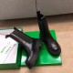 Bottega Veneta BV Tire Chelsea Boots In Black Calfskin