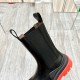 Bottega Veneta BV Tire Chelsea Boots with Red Outsole