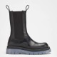 Bottega Veneta BV Tire Chelsea Boots with Transparent Sole