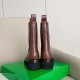 Bottega Veneta BV Lug Chelsea Boots In Brown Calfskin