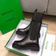 Bottega Veneta BV Lug Chelsea Boots In Black Calfskin