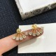 Dior Tribales Earrings In Gold Metal Pearls and Crystals