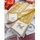 Hermes Avalon Epopee Blanket in Jaune Wool and Cashmere