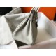 Hermes Birkin 30 Bag in Pearl Grey Clemence Leather with GHW