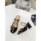 Dior C'est Slingback Pumps 80MM in Black Patent Calfskin