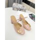 Dior C'est Slingback Pumps 80MM in Nude Patent Calfskin