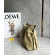 Loewe Flamenco Clutch Bag In Clay Green Calfskin