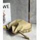 Loewe Flamenco Clutch Bag In Clay Green Calfskin