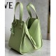 Loewe Compact Hammock Bag in Lime Green Satin Calfskin