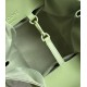 Loewe Compact Hammock Bag in Lime Green Satin Calfskin