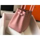 Hermes Birkin 30 Bag in Pink Clemence Leather with GHW