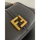 Fendi C’mon Small Bag in Black Calfskin