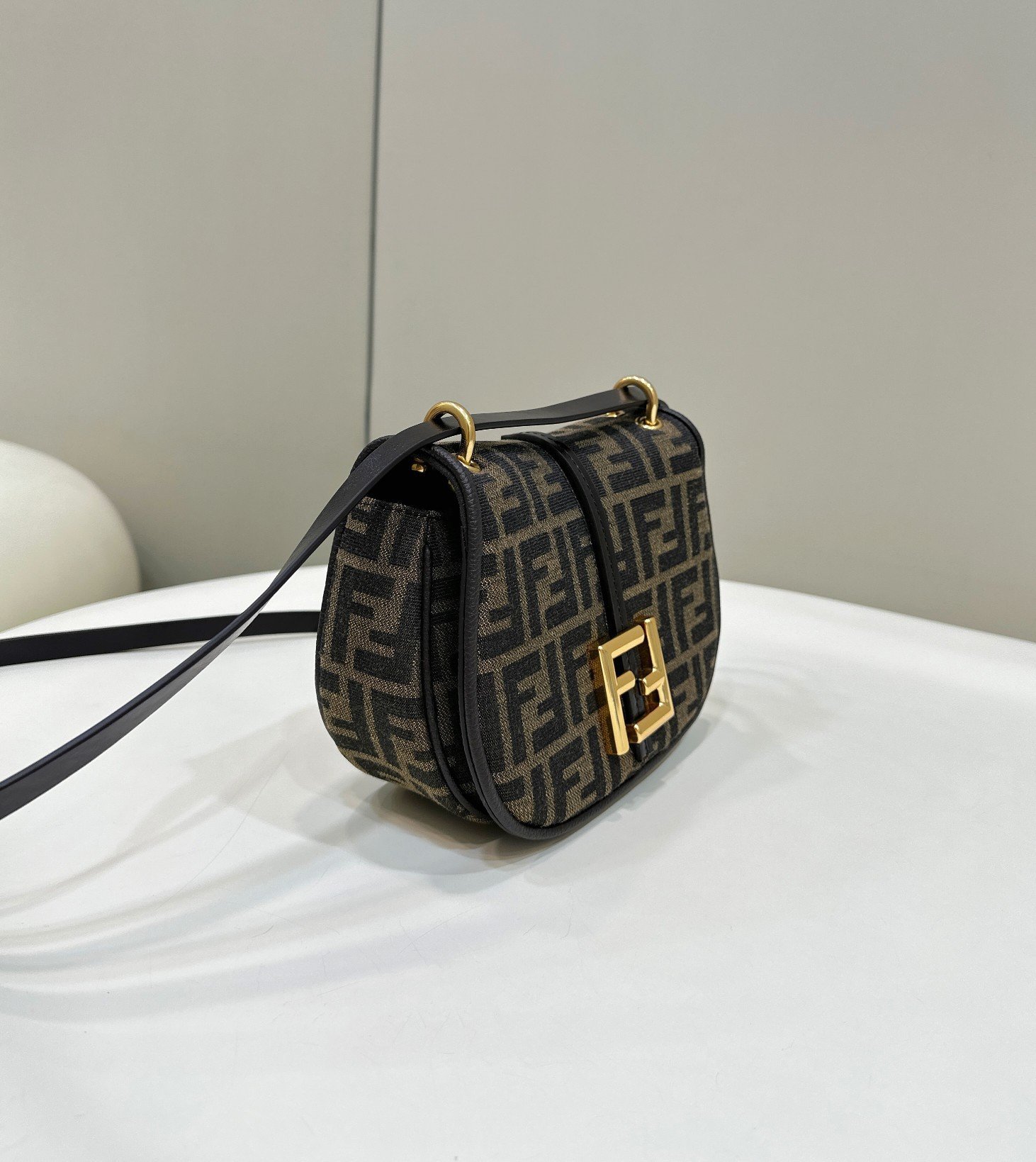 Fendi C’mon Small Bag in FF Jacquard Fabric