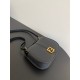 Fendi C’mon Medium Bag in Black Calfskin