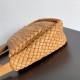 Bottega Veneta Cobble Small Bag in Caramel Intrecciato Leather