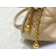 Dior Ammi Small Bag in Sand Pink Macrocannage Lambskin