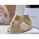 Dior Ammi Medium Bag in Sand Pink Macrocannage Lambskin