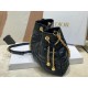 Dior Ammi Medium Bag in Black Macrocannage Lambskin