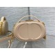 Dior CD Signature Oval Camera Bag in Beige Calfskin