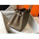 Hermes Birkin 30 Bag in Taupe Grey Clemence Leather with GHW