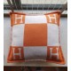 Hermes Orange Small Avalon Pillow Cover