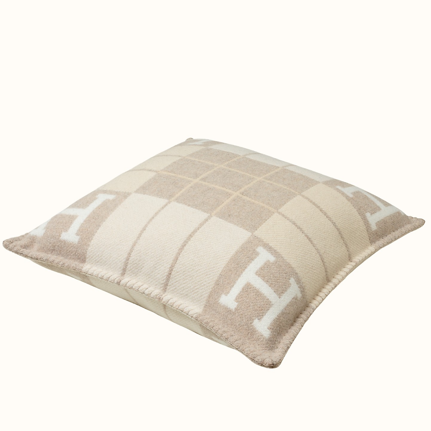 Hermes Beige Small Avalon III Pillow Cover