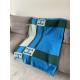 Hermes Emeraude Avalon Bayadere Throw Blanket